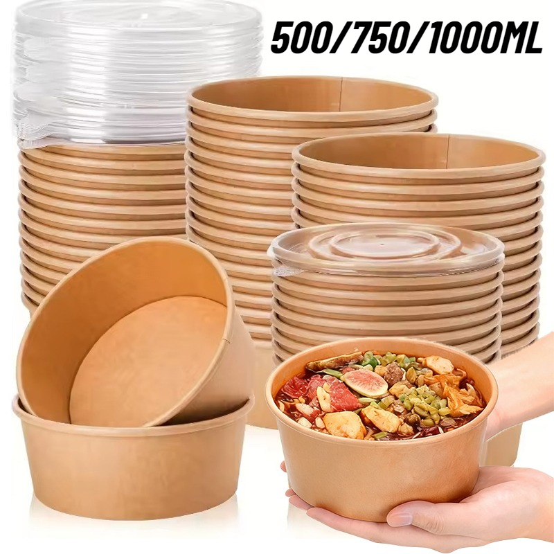 10/20PCS Kraft Paper Round Bow - Meal Prep Plan recension och pris