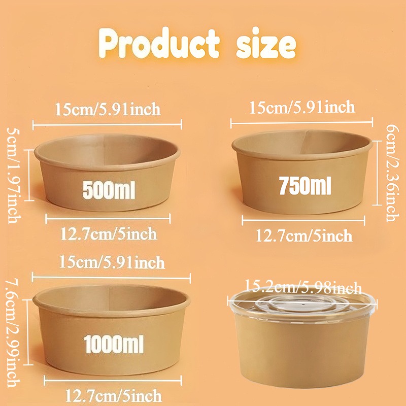 10/20PCS Kraft Paper Round Bow - Meal Prep Plan recension och pris