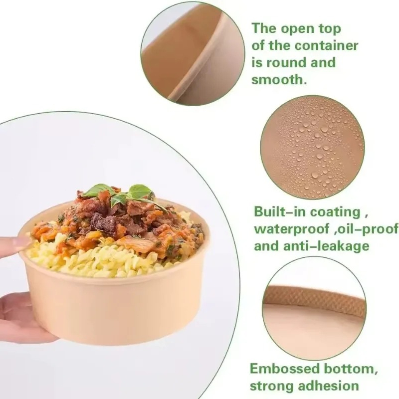 10/20PCS Kraft Paper Round Bow - Meal Prep Plan recension och pris