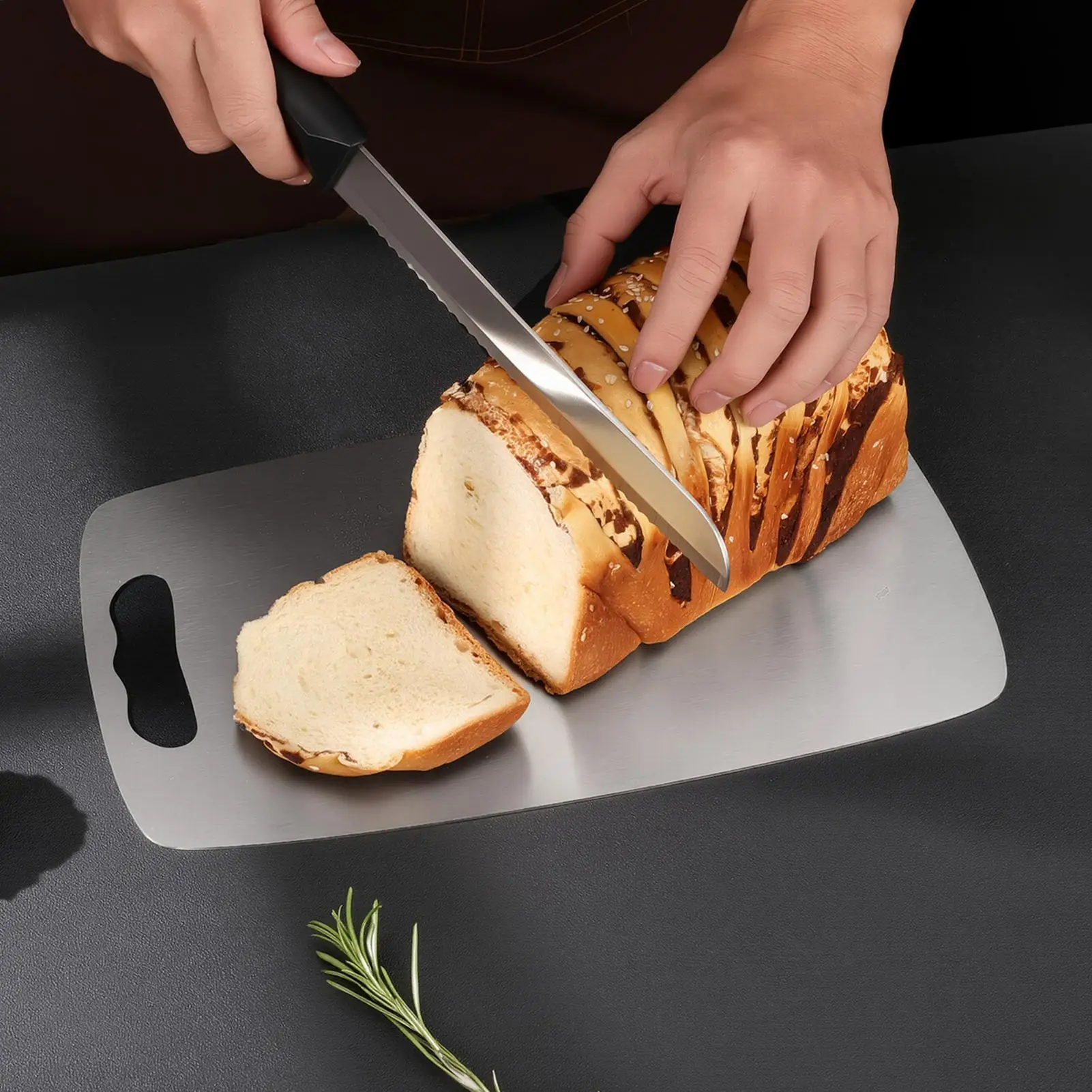 Stainless Steel Chopping Board - Meal Prep Veggie recension och pris