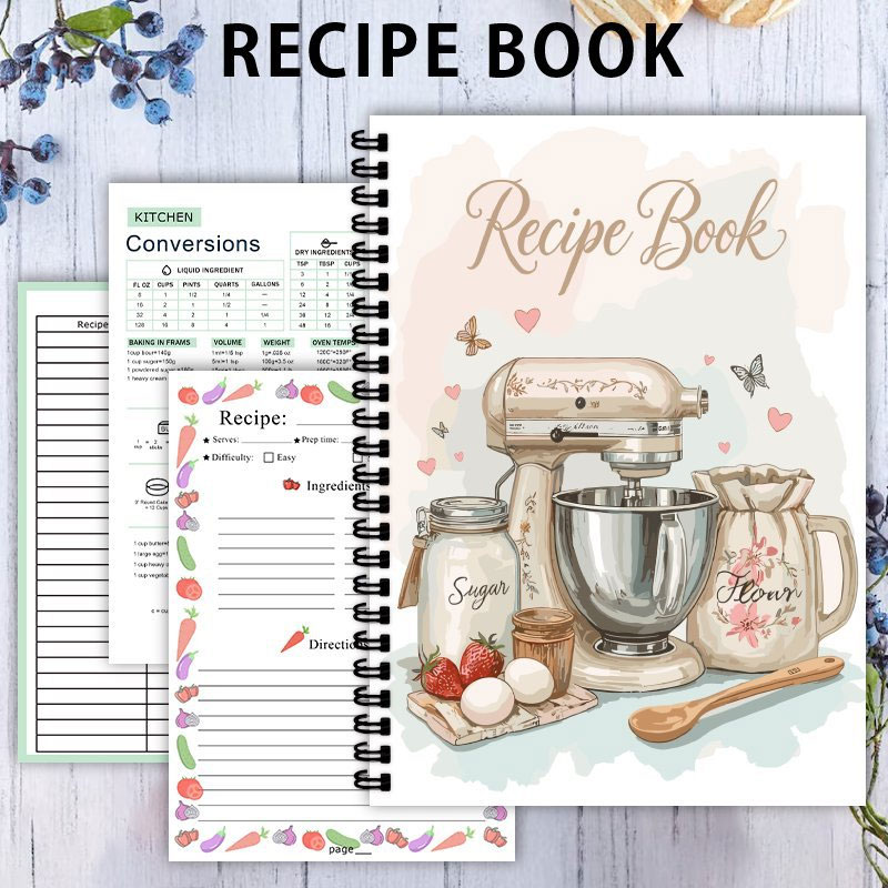 Recipe Journal 100 Sheets Blan - Meal Prep Plan recension och pris