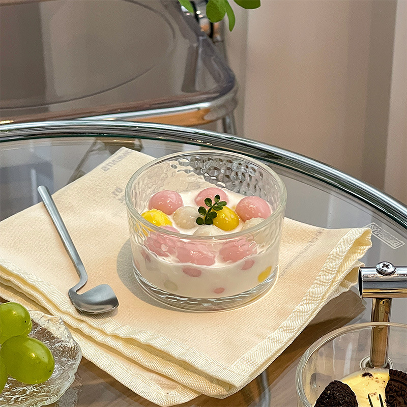 YWDL 4pcs Clear Glass Mini Bow - Meal Prep Plan recension och pris