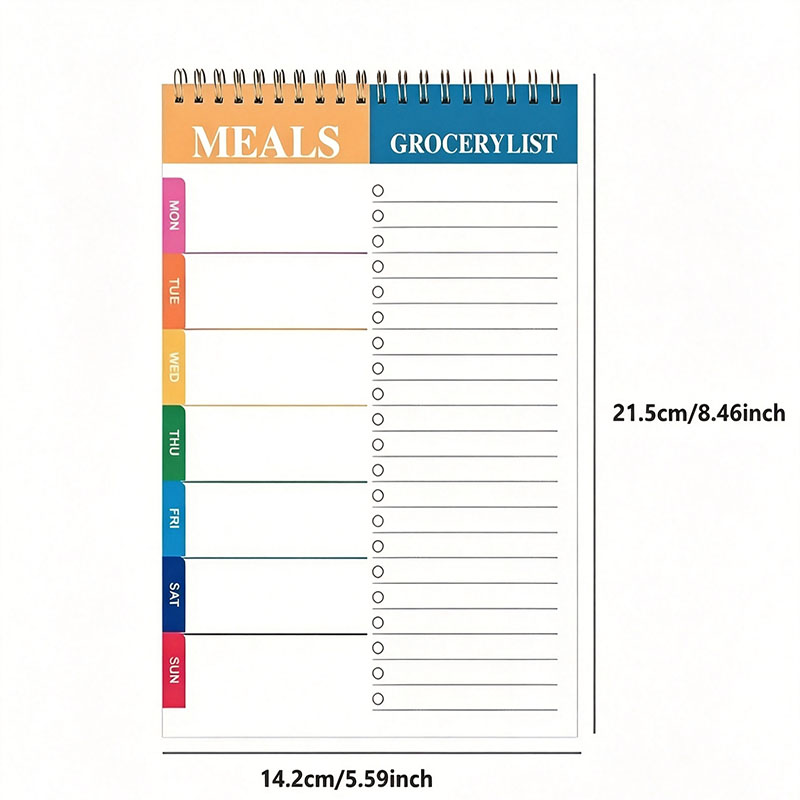 Weekly Meal Planner Notepad 5. - Meal Prep Plan recension och pris