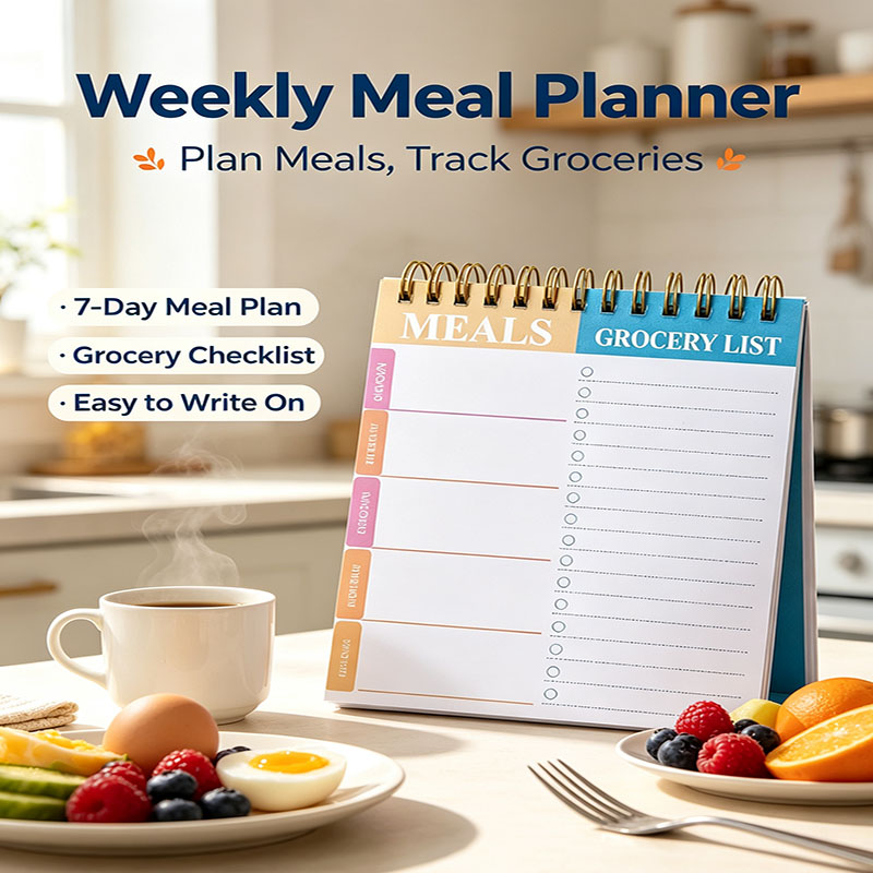 Weekly Meal Planner Notepad 5. - Meal Prep Plan recension och pris