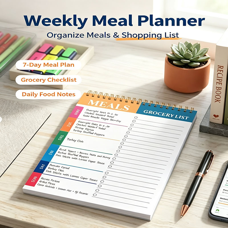 Weekly Meal Planner Notepad 5. - Meal Prep Plan recension och pris
