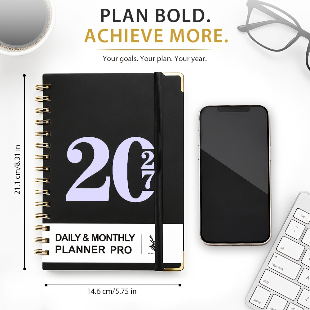 2027 Ring Binder Daily Planner - Meal Prep Planner recension och pris