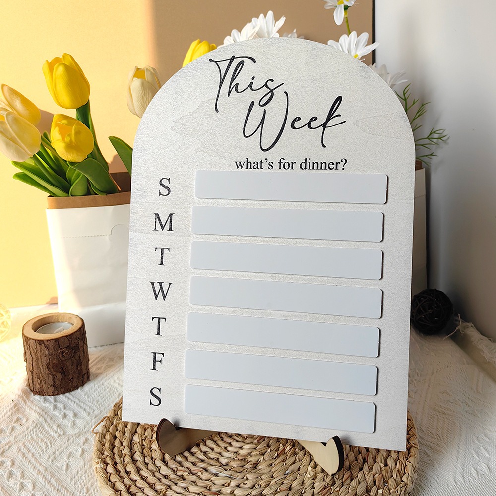 Practical Magnetic Fridge Meal - Meal Prep Plan recension och pris