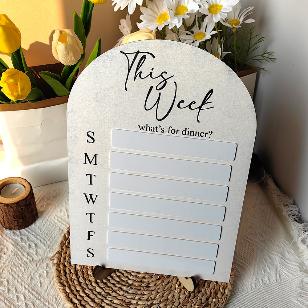 Practical Magnetic Fridge Meal - Meal Prep Plan recension och pris
