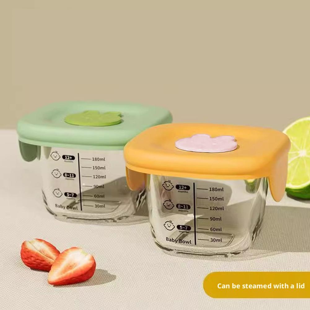 2PCS Glass Steaming Bowl Baby  - Meal Prep Plan recension och pris