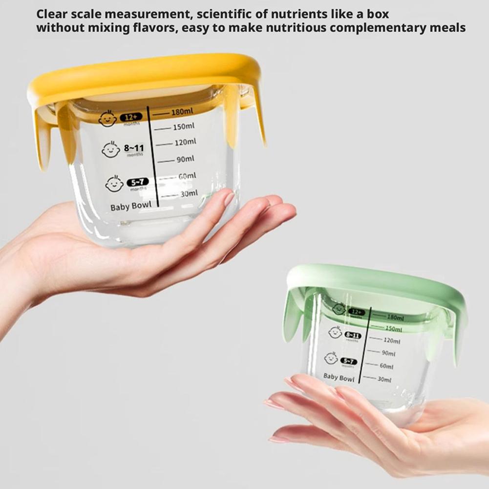 2PCS Glass Steaming Bowl Baby  - Meal Prep Plan recension och pris
