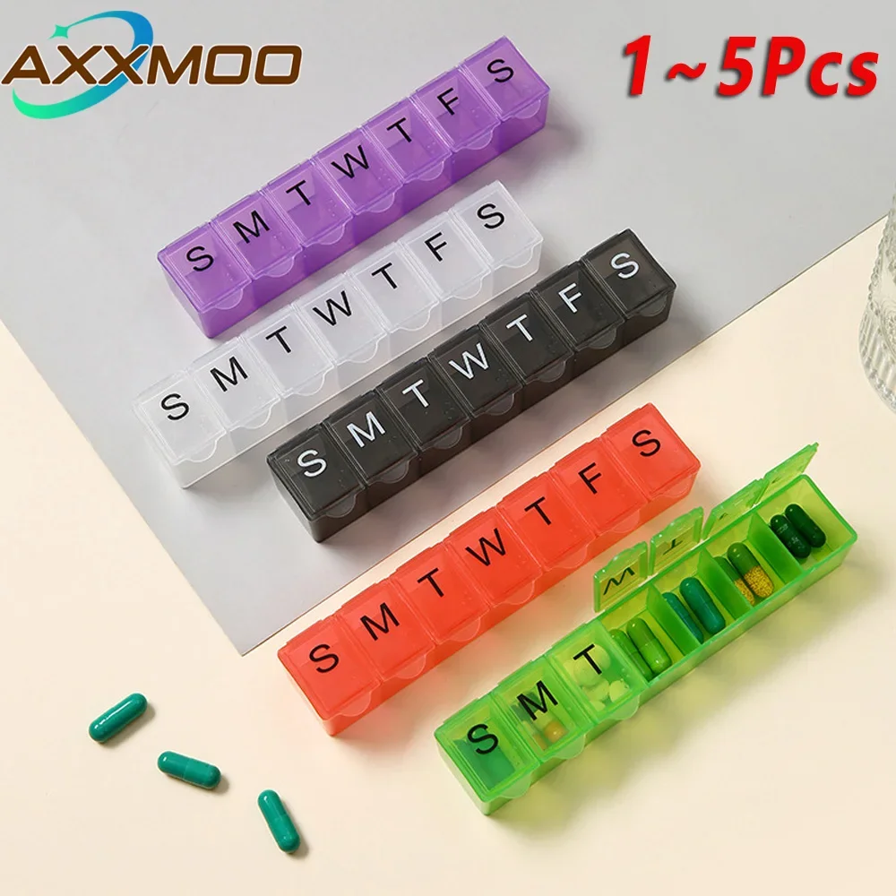 Weekly (7-Day) Pill Organizer, - Meal Prep Planner recension och pris