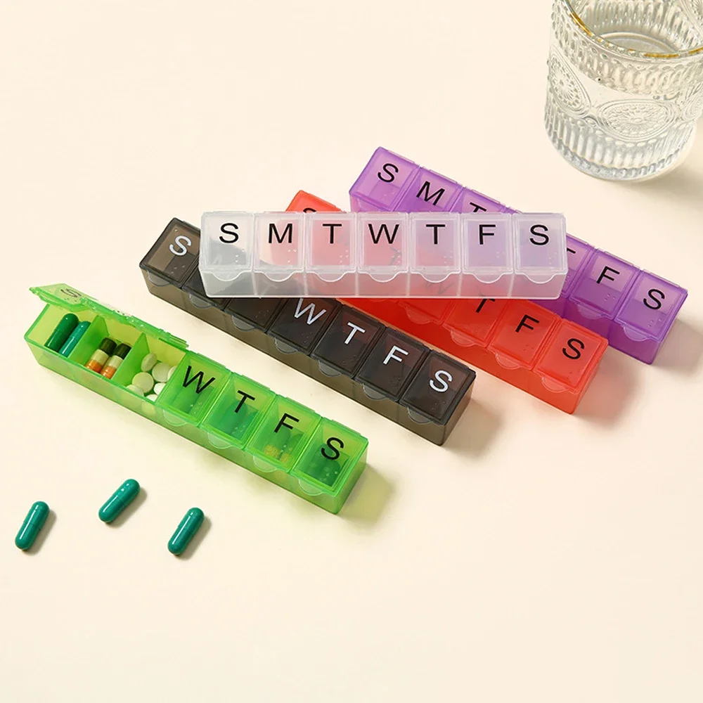 Weekly (7-Day) Pill Organizer, - Meal Prep Planner recension och pris