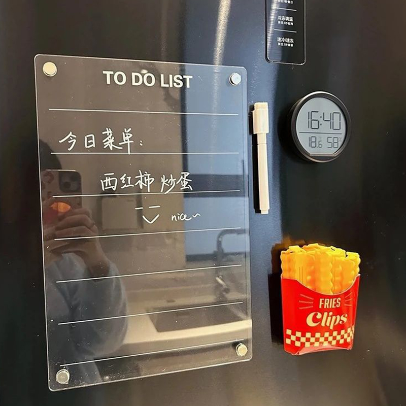 Fashion Acrylic Refrigerator M - Meal Prep Planner recension och pris