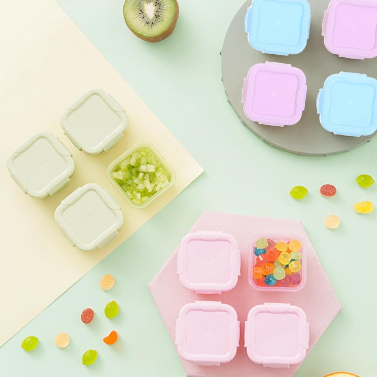 4 PCS Food Storage Containers  - Meal Prep Plan recension och pris