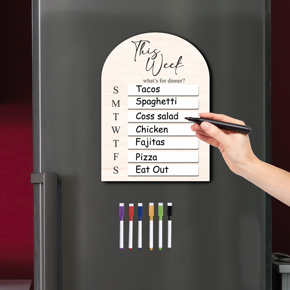 Note Board Magnetic Fridge Mea - Meal Prep Plan recension och pris