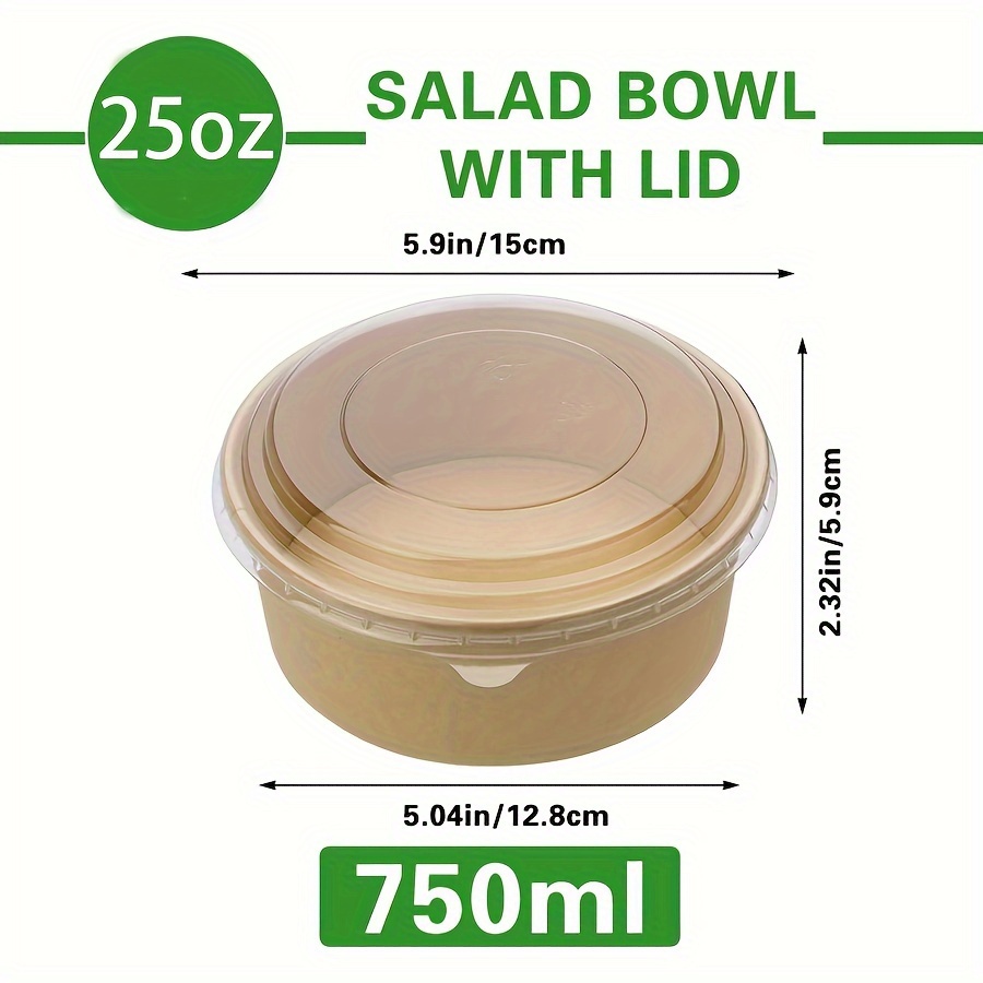 25Oz/750Ml 25/50 Pack Paper Bo - Meal Prep Plan recension och pris