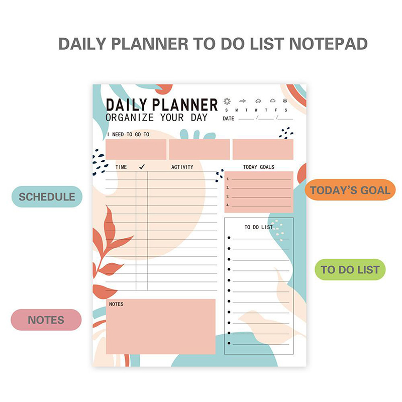 Magnetic Daily Planner Notepad - Meal Prep Planner recension och pris