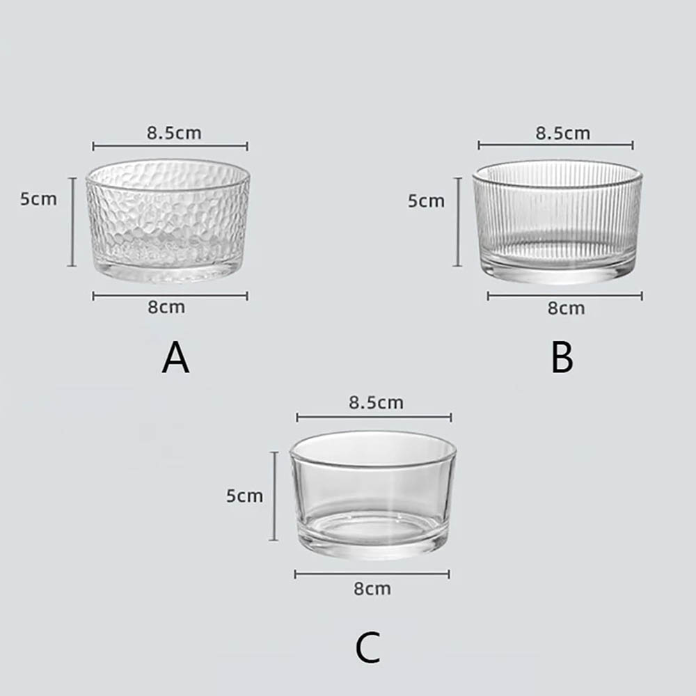 Clear Glass Mini Bowls Set Kit - Meal Prep Plan recension och pris