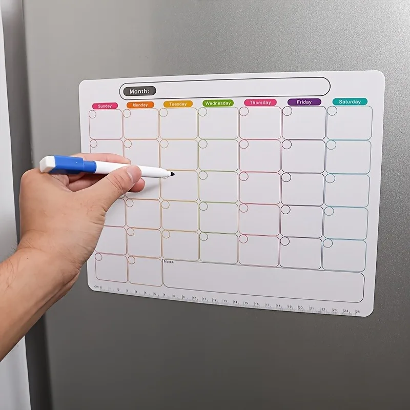 A Refrigerator Magnet ,Monthly - Meal Prep Planner recension och pris