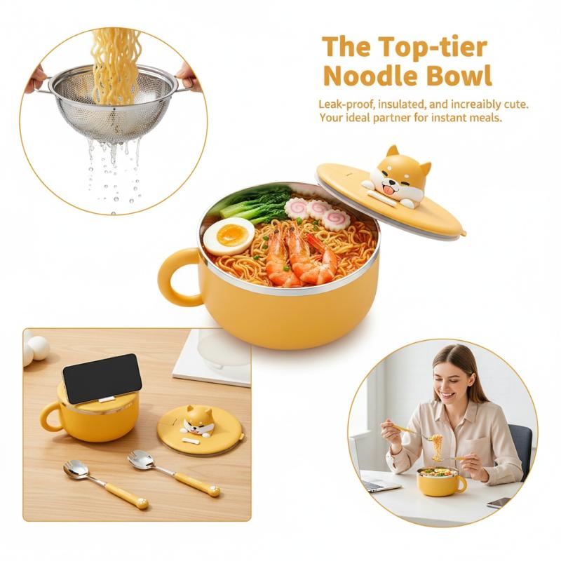 Stainless Steel Instant Noodle - Meal Prep Plan recension och pris